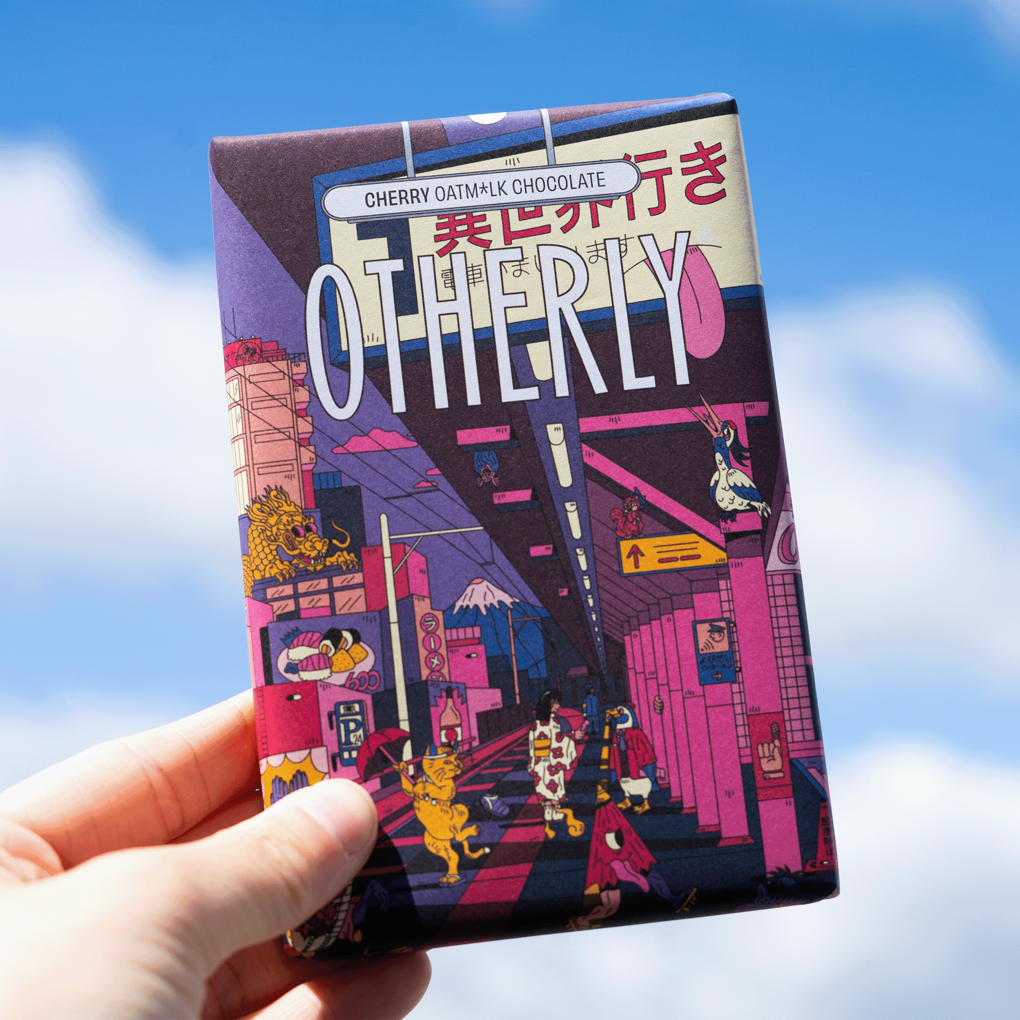 Otherly Cherry Oatm*lk Chocolate Bar 120g | Vegan | Creamy