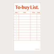 Paperian Lists to Live By memo pad, further view