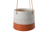 Hanging Pot in Terracotta & Blush