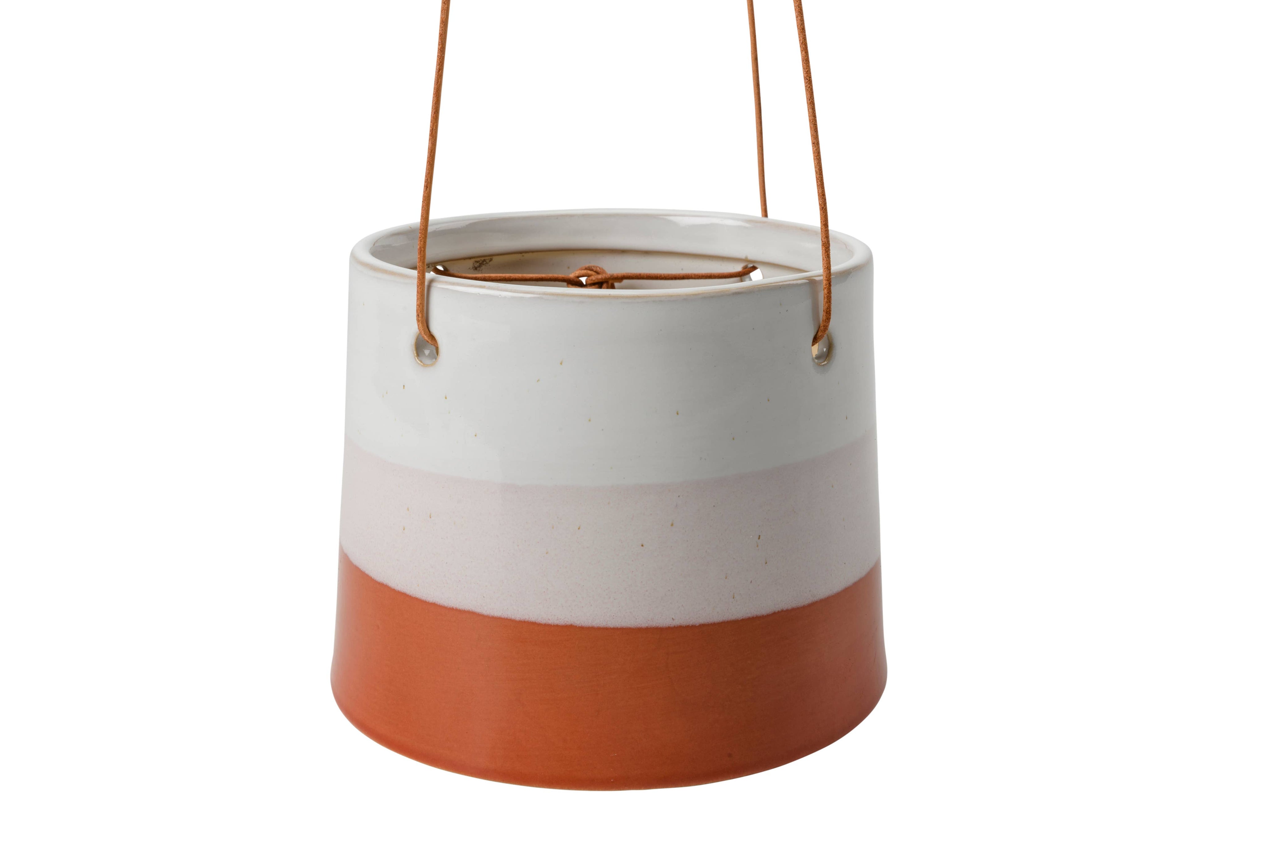 Hanging Pot in Terracotta & Blush