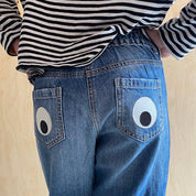 Giant Googly Eye Iron-On Embroidered Patch