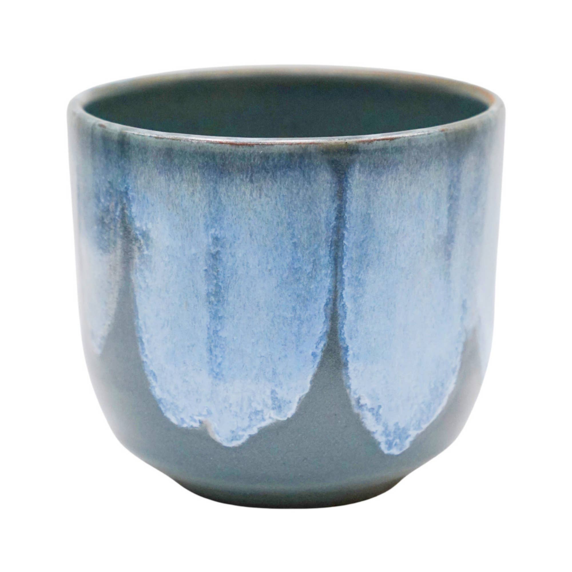 Rowe Drip Reactive Glaze Planter H15cm x D16cm