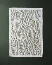 Walking Pattern Tea Towel