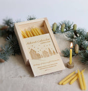 Beeswax Advent Calendar Candles | Countdown Candles