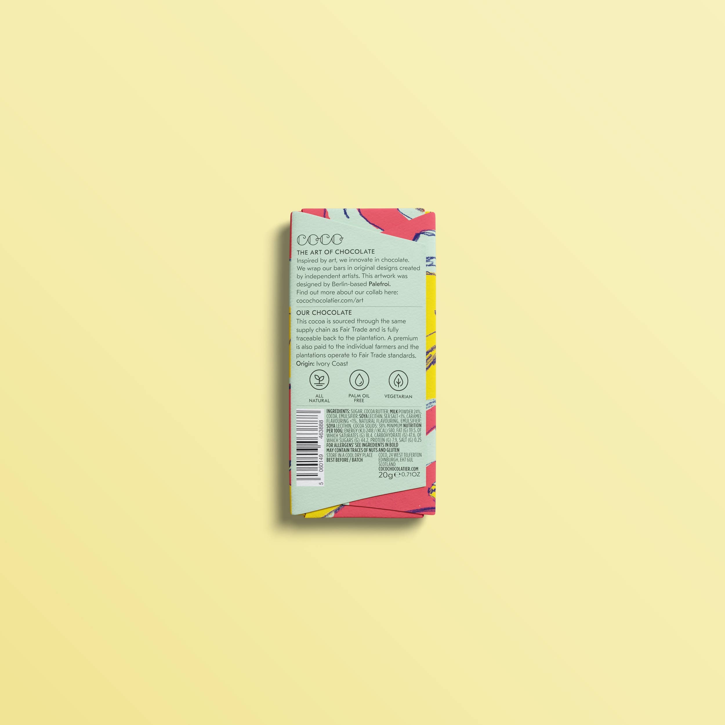 Salted Caramel Milk Mini Chocolate Bar