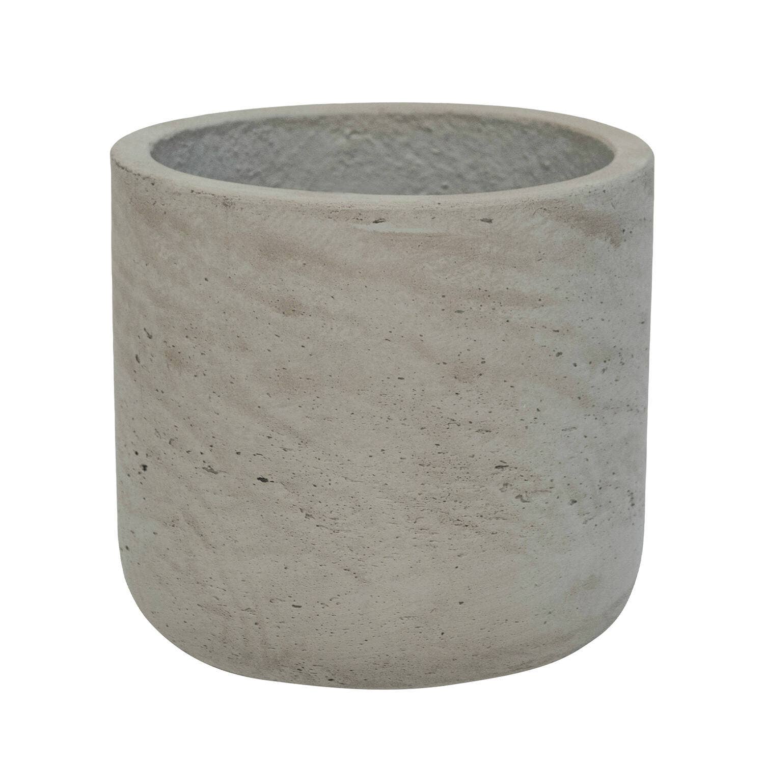 Planter Round Charlie S Grey Washed Ø15cm x H14,5cm