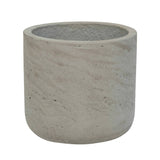 Planter Round Charlie S Grey Washed Ø15cm x H14,5cm