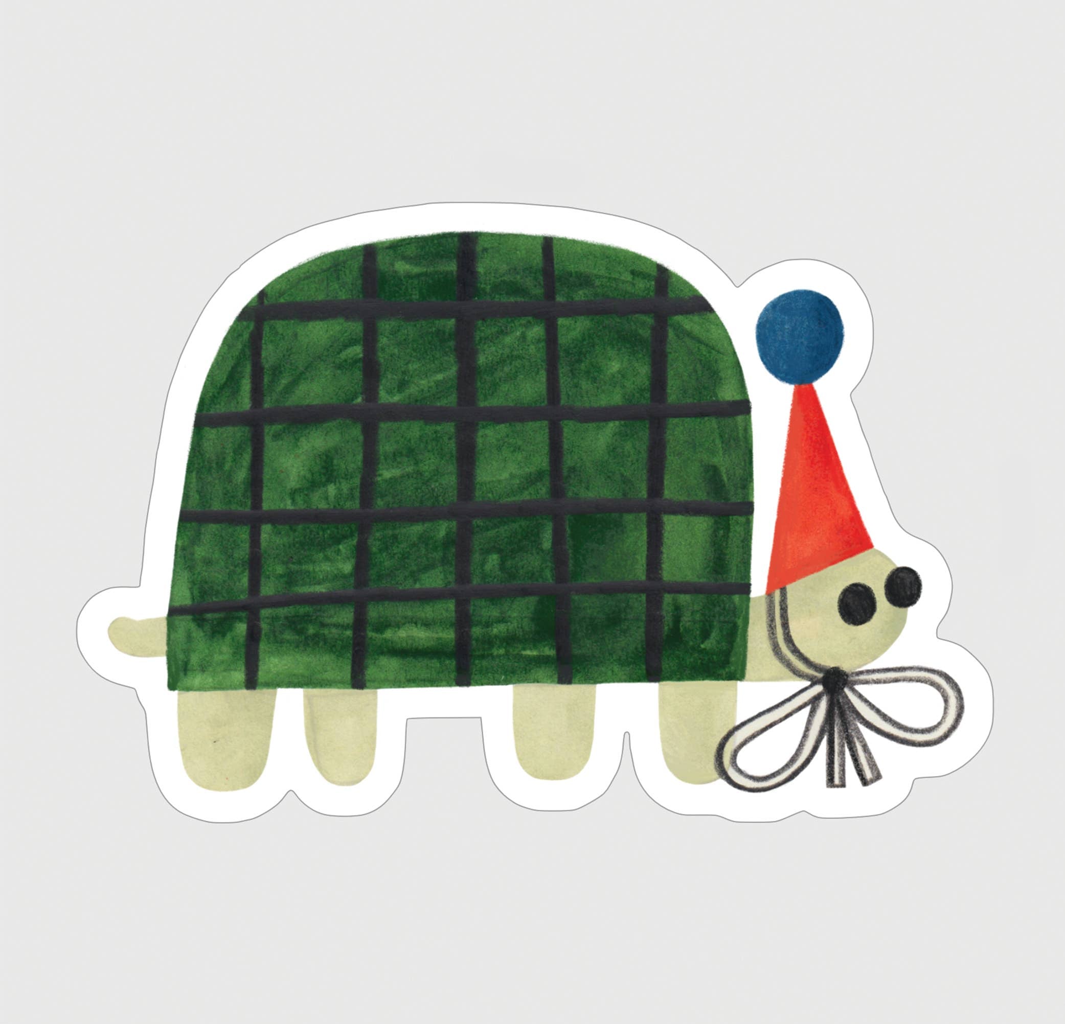 Party Turtle Sticker