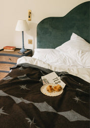 Lambswool Blanket in Blue Celestial