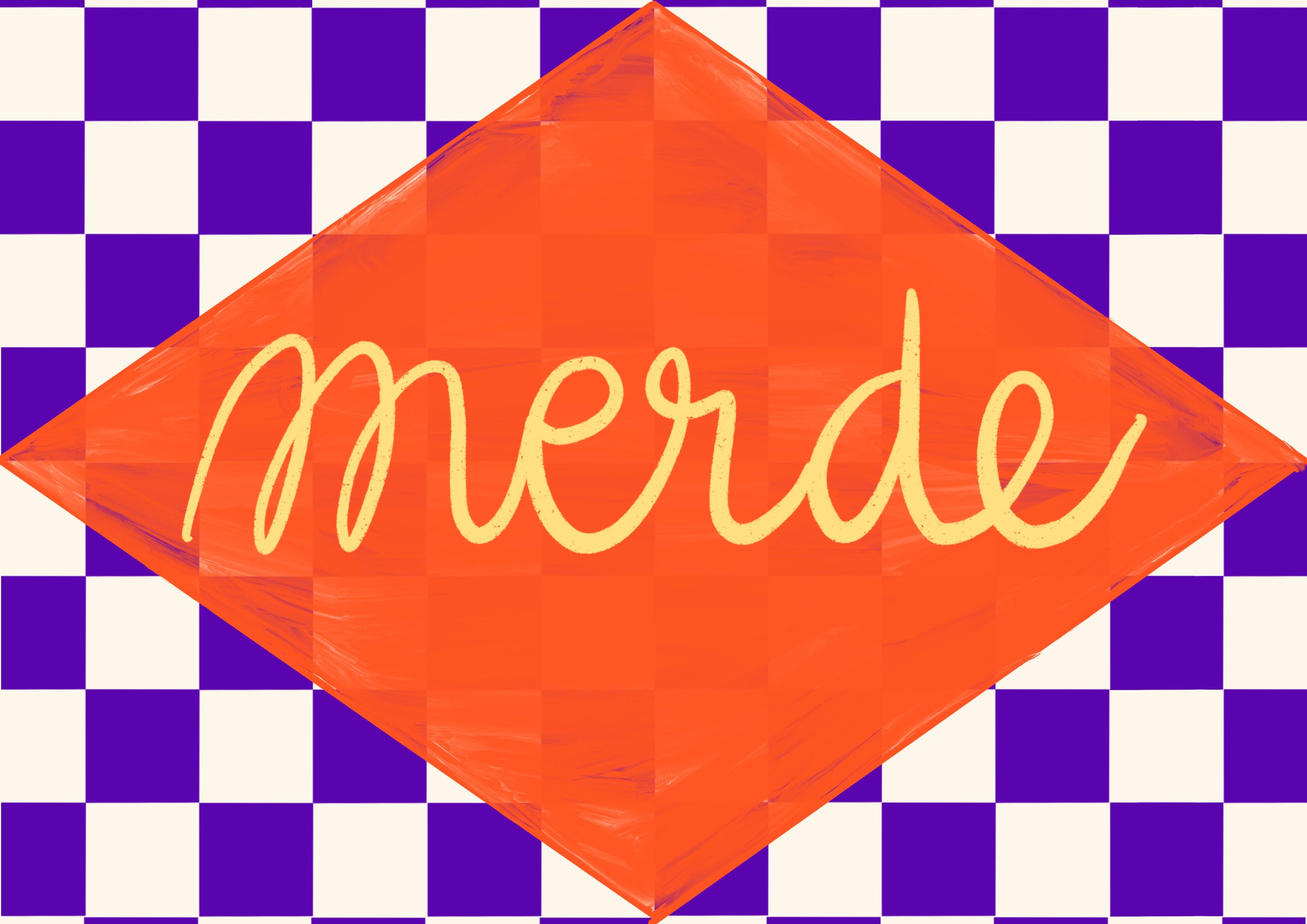 Merde | Art Print or Postcard