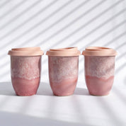Reusable Ceramic Coffee Cup 8oz in Seville Terracotta