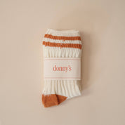 Varsity Knit Socks in Sunny Side