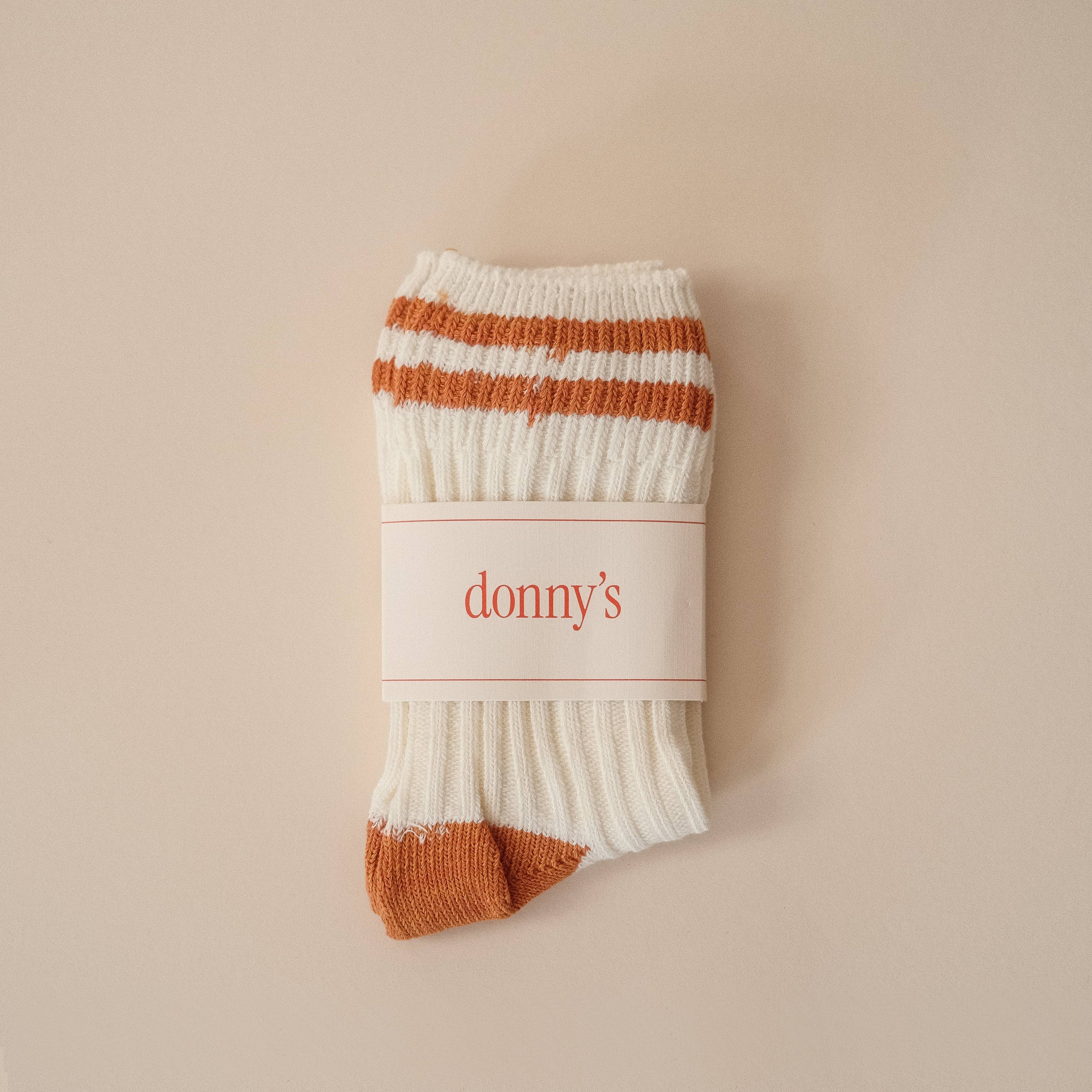 Varsity Knit Socks in Sunny Side