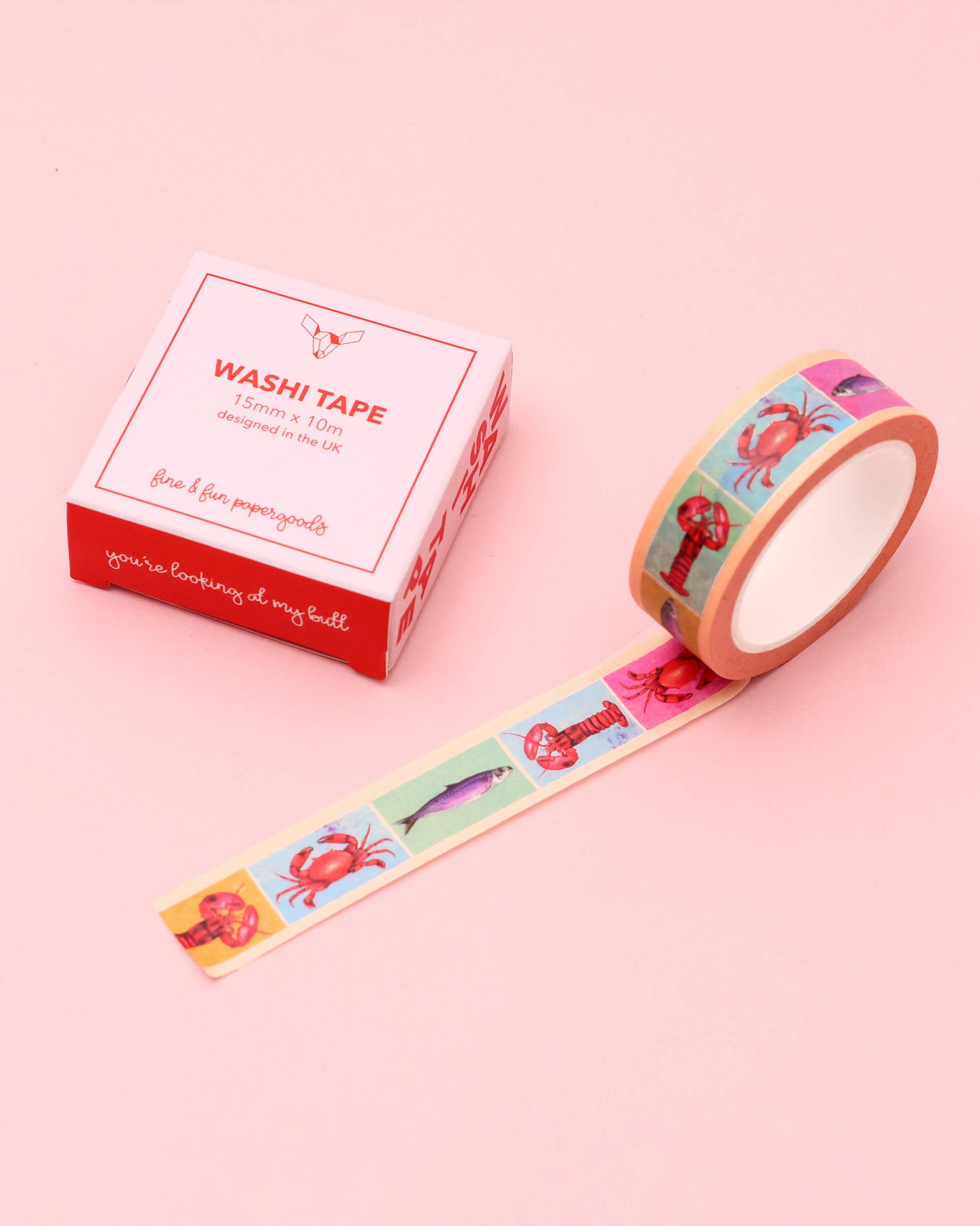Frutti di Mare Washi Tape | Sardines | Lobsters | Stationery