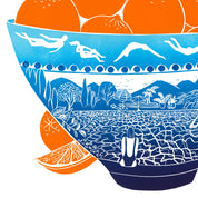 Swimmers Bowl A3 Print
