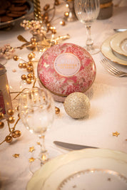 Shortbread Biscuits | Apricot, "Écrin Trésor" Round Tin, 175g