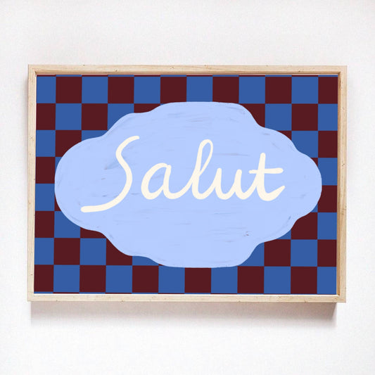 Salut | Art Print or Postcard