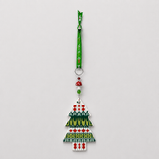 Handmade ceramic Christmas tree decoration by Roelofs and Rubens