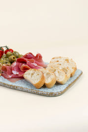 Tejo handmade ceramic serving board, further view