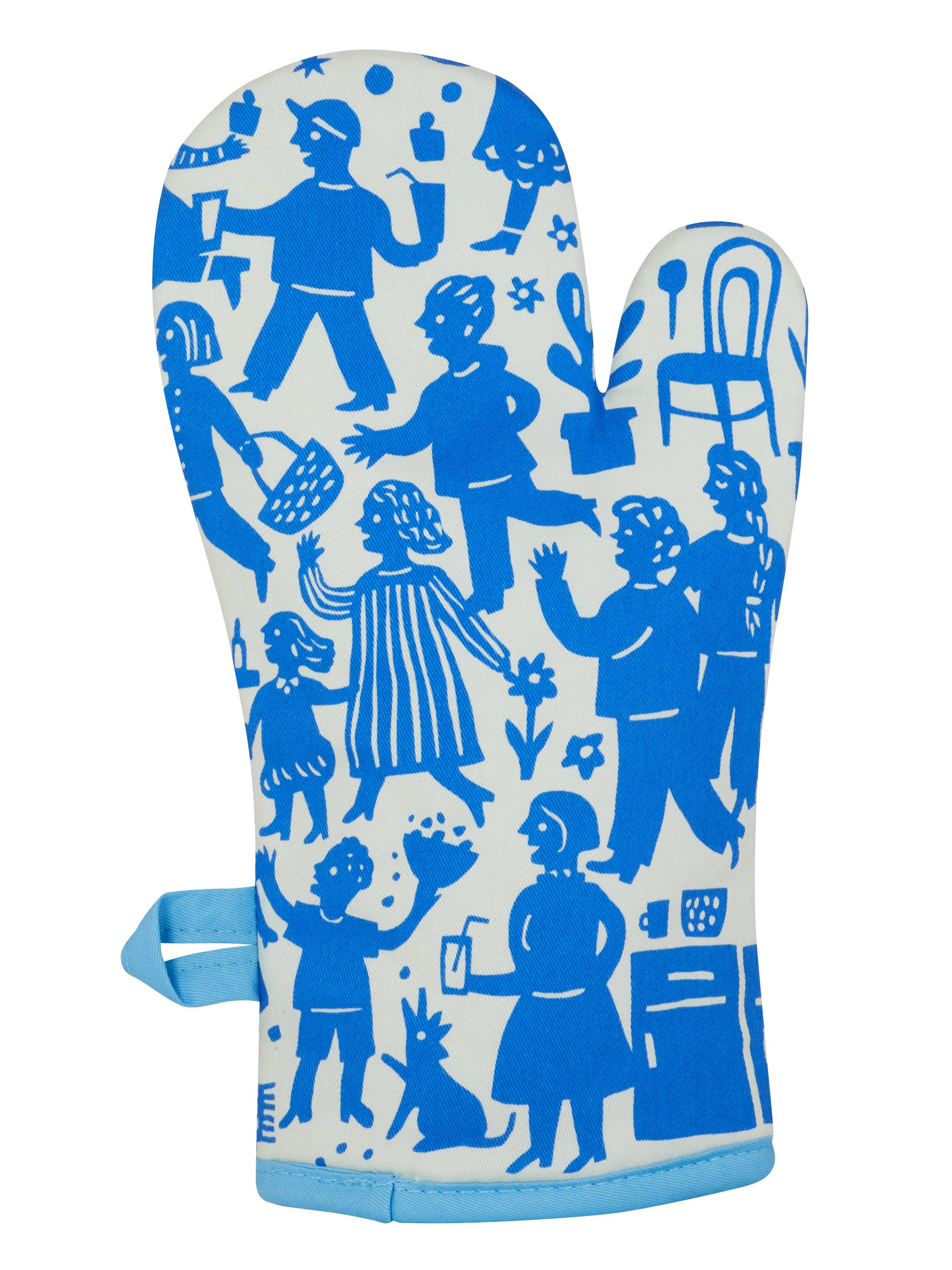 Party In The Kitchen Oven Mitt