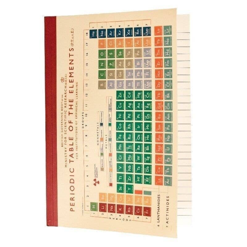 Periodic Table Notebook | A5, Lined Pages