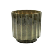 Lugano Scalloped Reactive Glaze Planter 16cm
