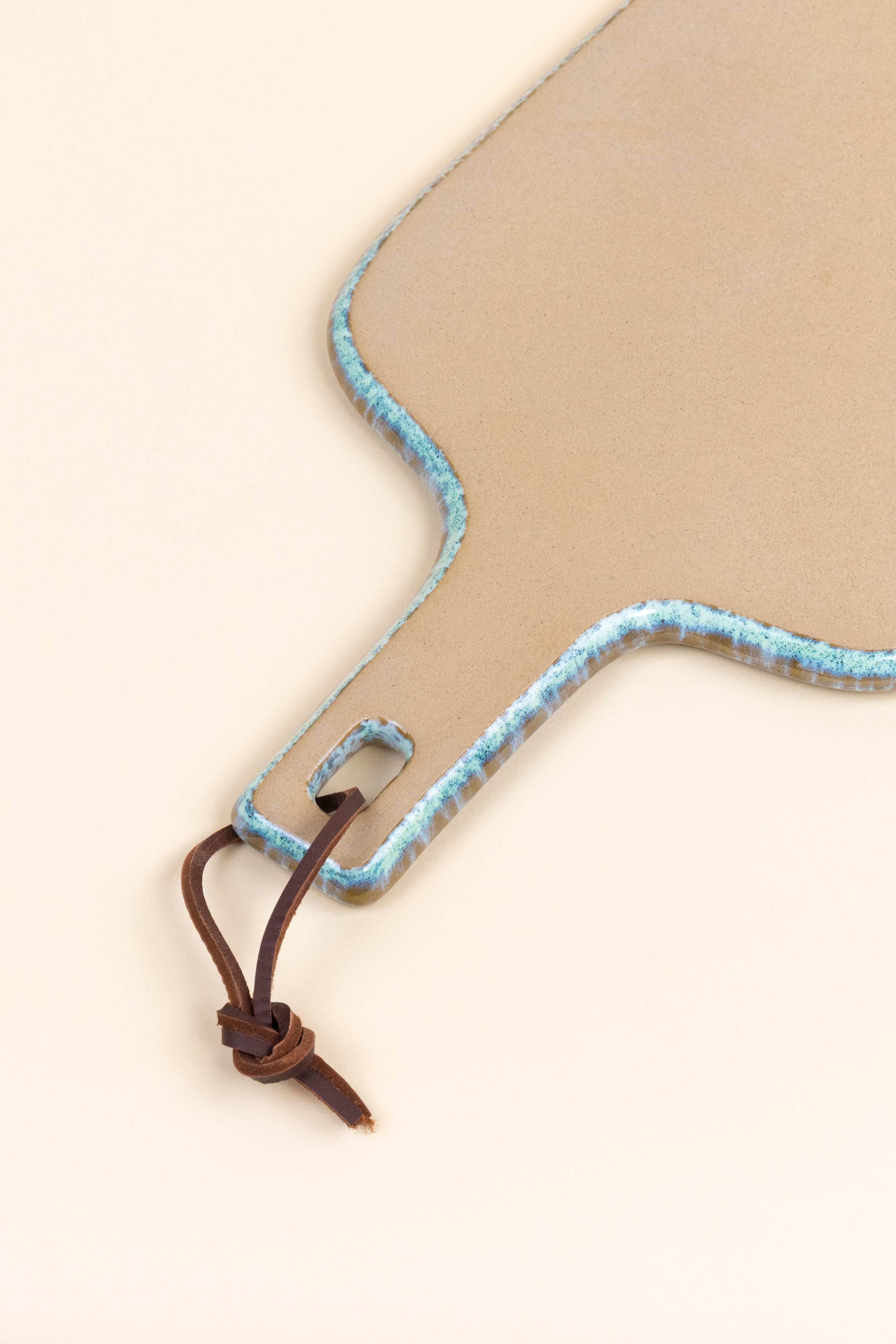 Tejo handmade ceramic serving board, further view