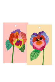 Pansies Gift Tags Pack 