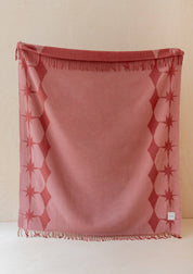 Lambswool Blanket in Pink Celestial