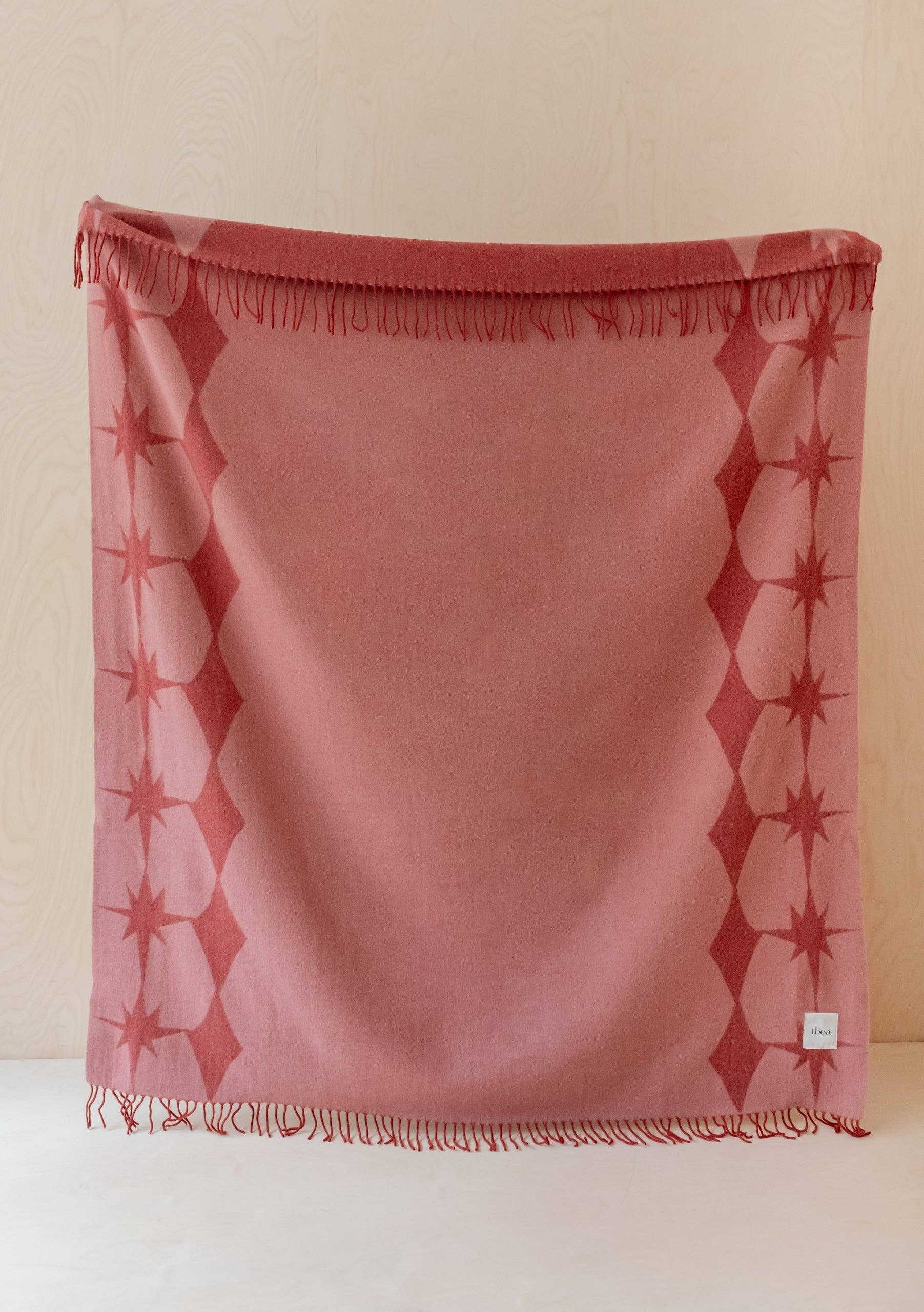 Lambswool Blanket in Pink Celestial