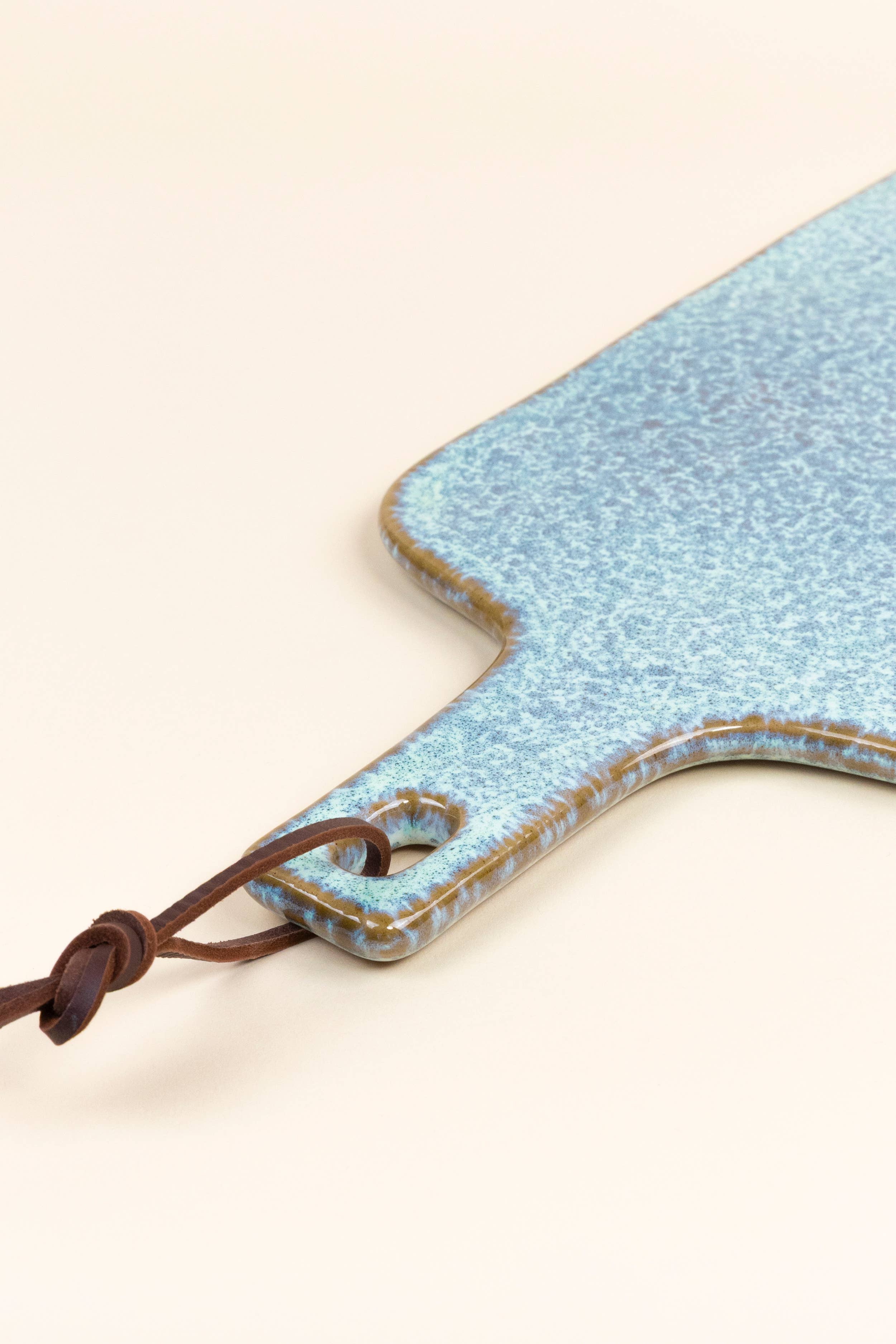 Tejo handmade ceramic serving board, further view