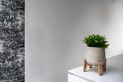 Planter Round Patt XL (Feet Low) Grey Washed Ø28cm x H29cm