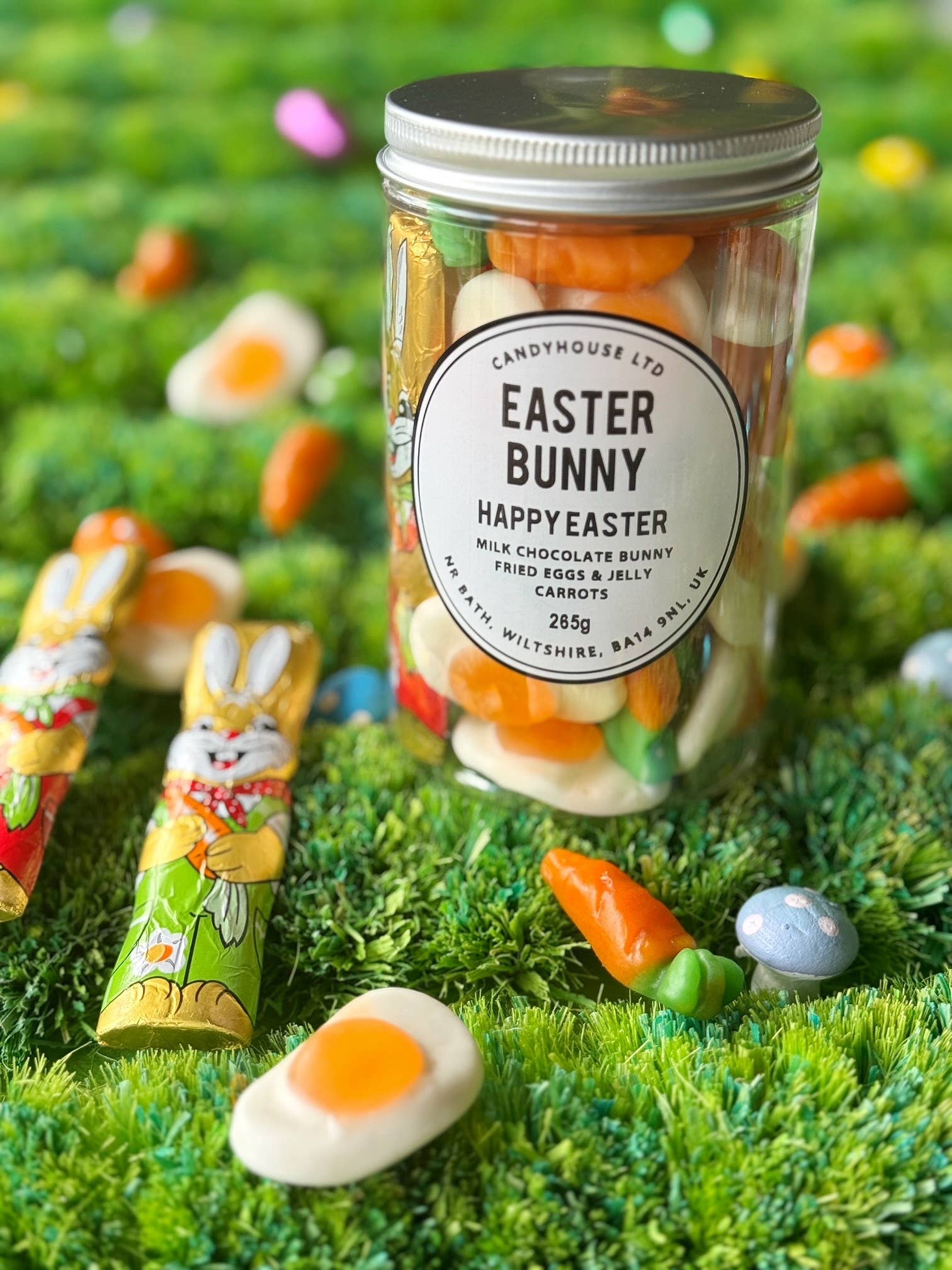 Easter Jelly Sweet Mix with Chocolate Easter Bunny