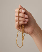 Dansk Copenhagen Audora long sanded necklace, further view