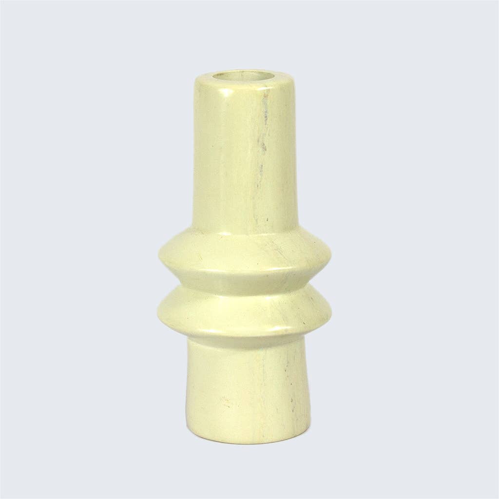 Soapstone candle holders, further view
