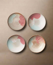 Melting Ice Cream stoneware pasta plate, further view
