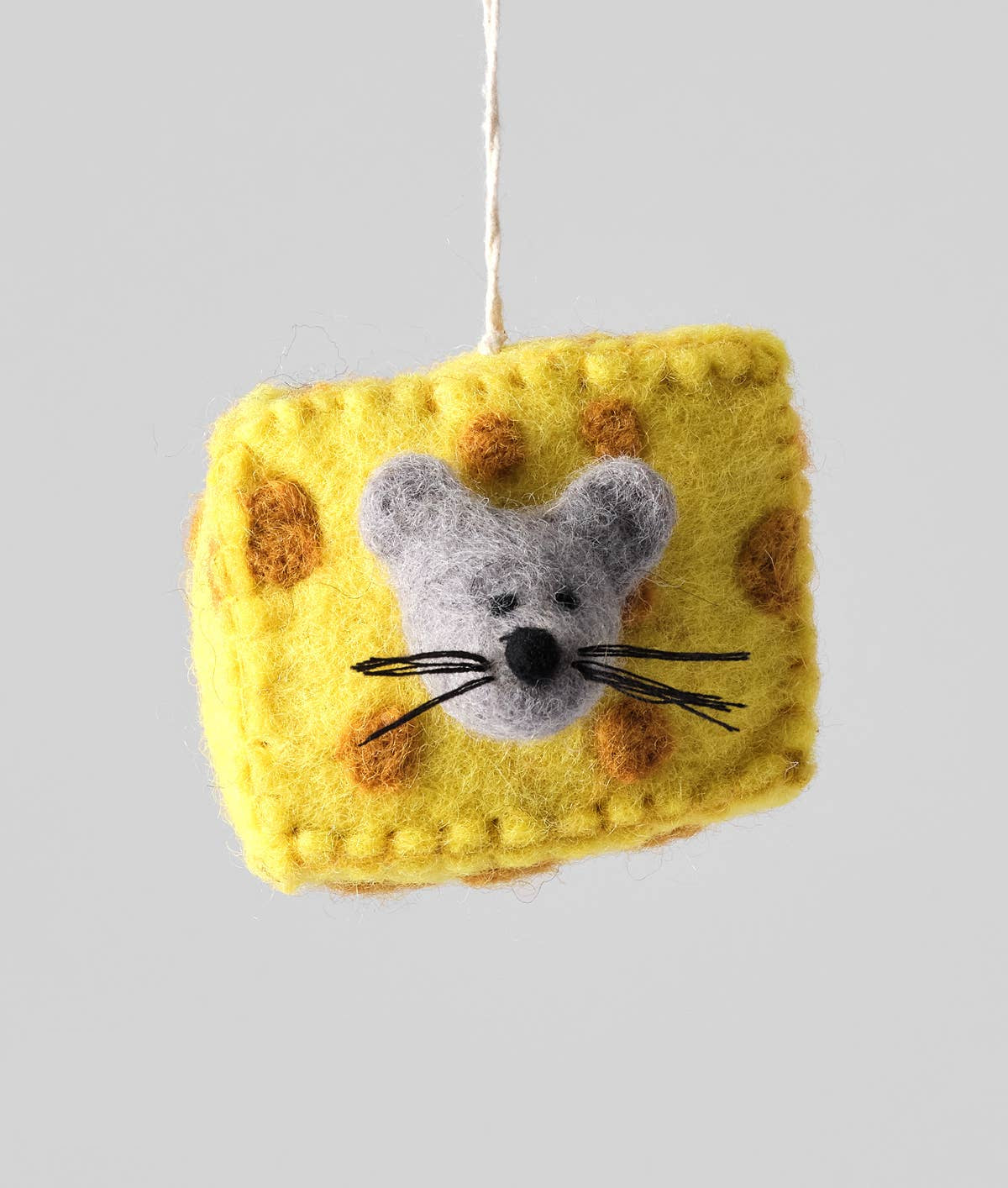Mouse Hanging Felt Ornament
