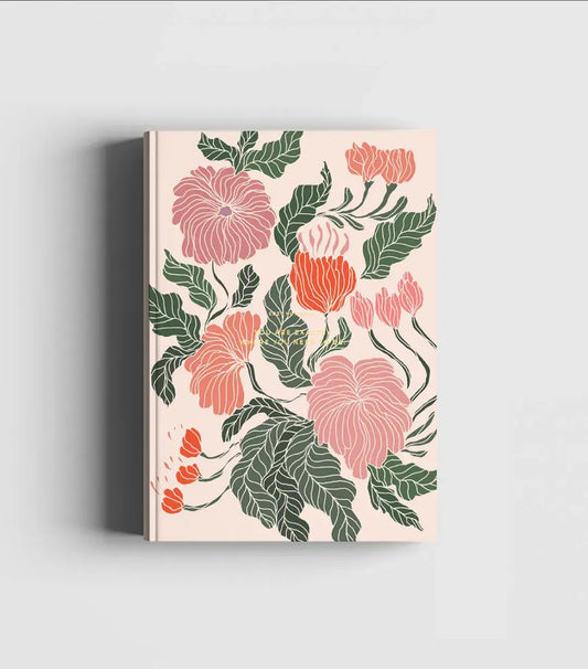 Floral Peace Lily Notebook