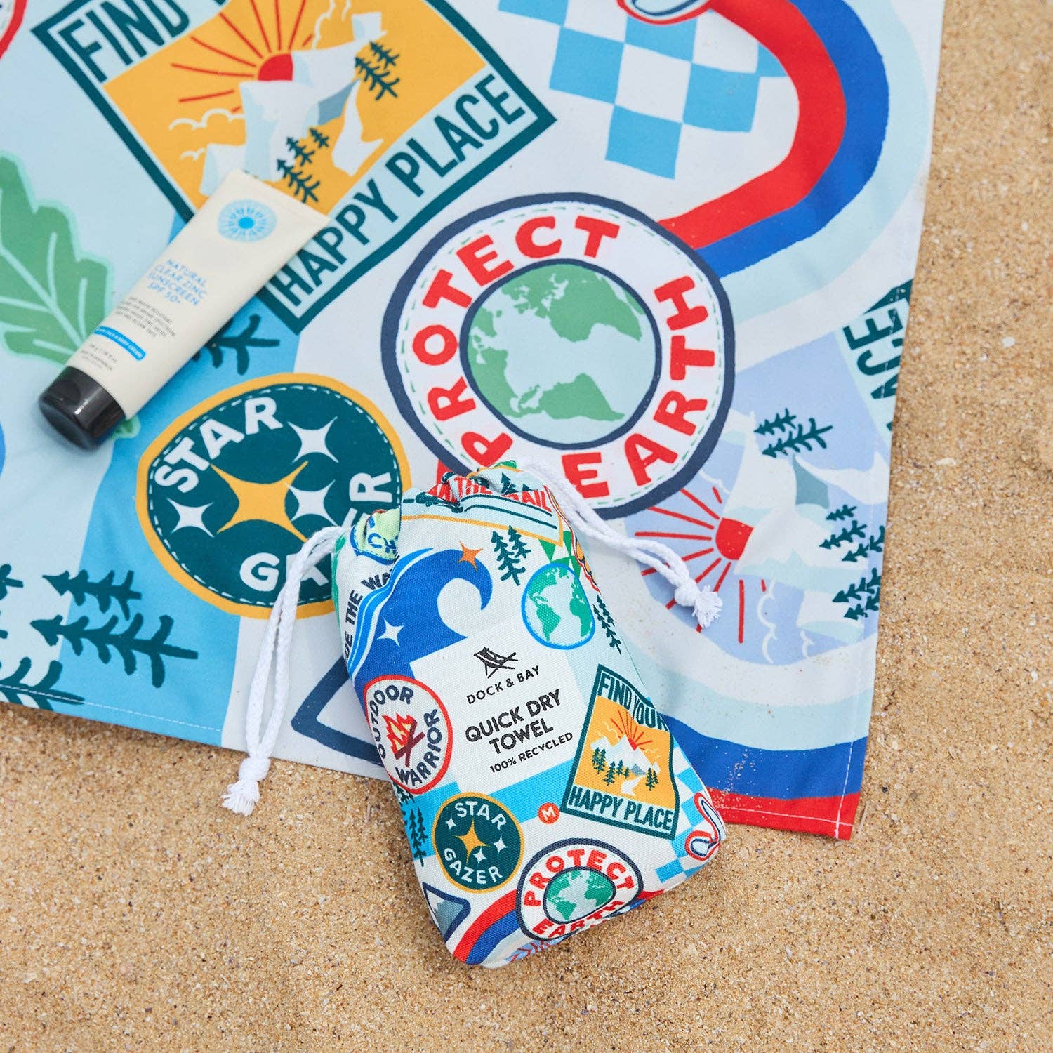 Dock & Bay Kids Beach Towel - Into the Wild