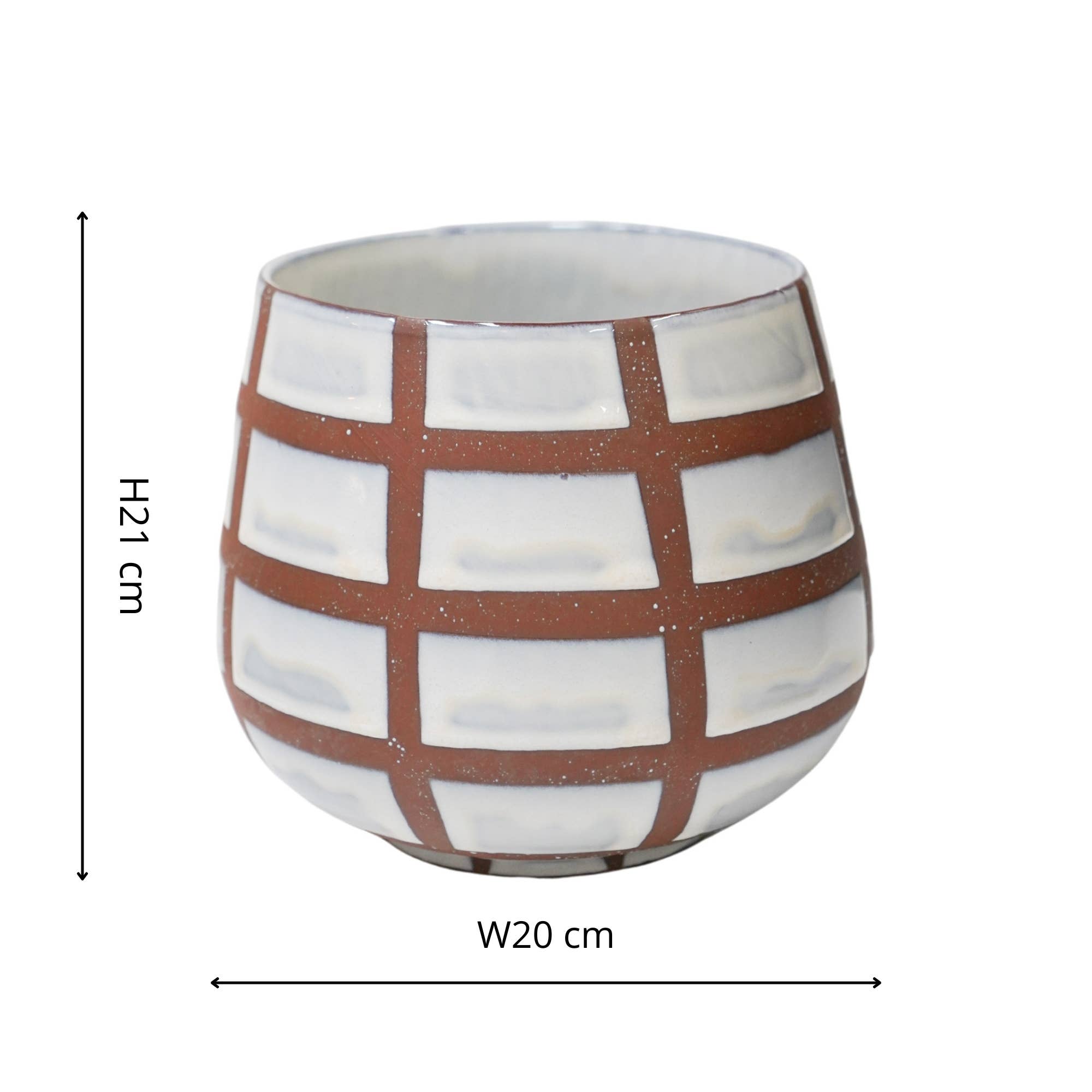 Moda Wax Relief Bowl Planter