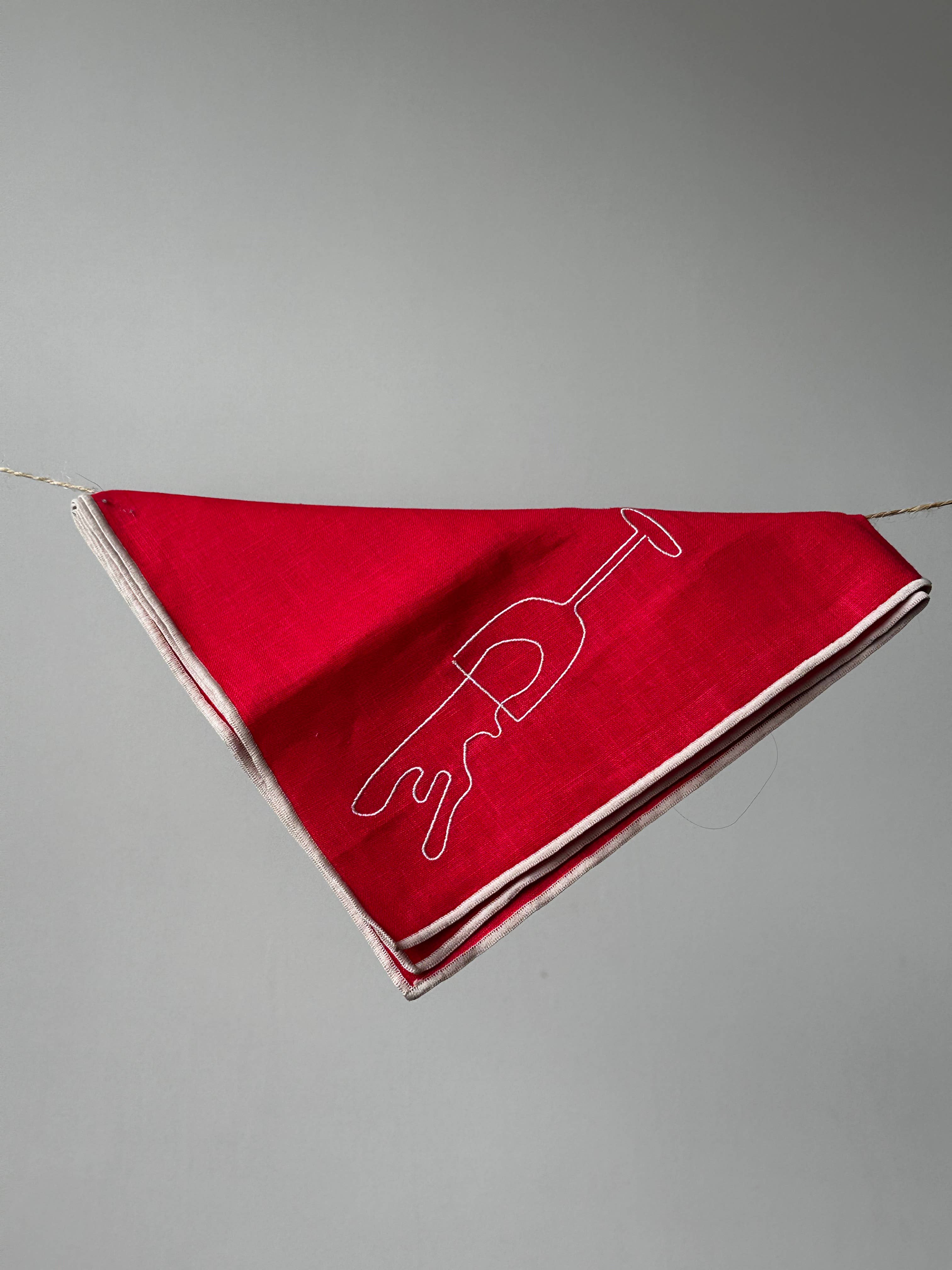 Linen Blend Napkins | Wine (Set of 2)