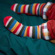 Rainbow Terry Boot Socks 2 Pack