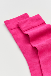 Dahlia Pink Bamboo Socks