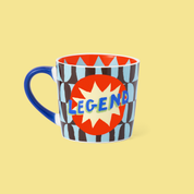 Geo Legend mug by Eleanor Bowmer, further view