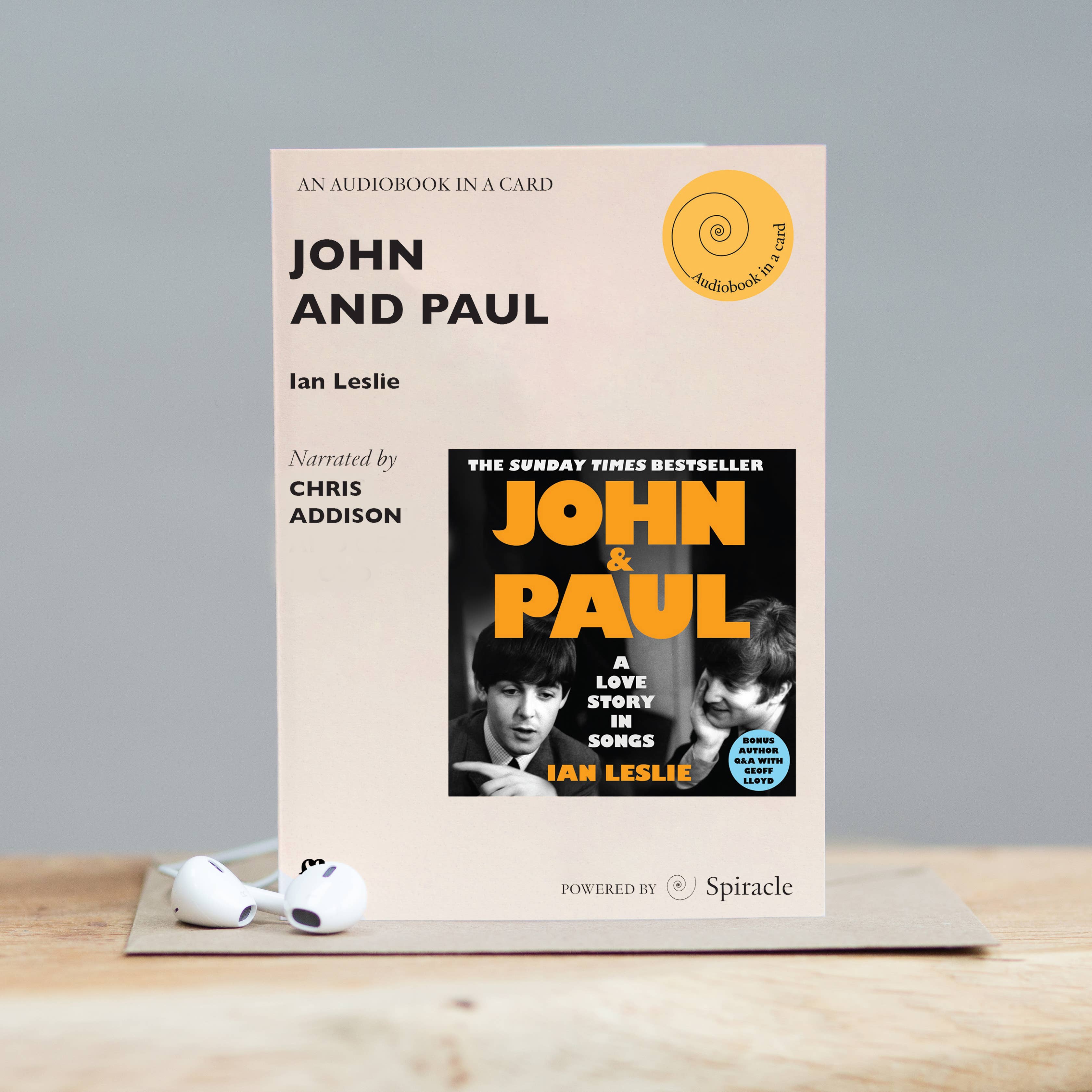 Audiobook in a Card: John and Paul