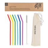 Silicone Drinking Straws | Reusable, BPA Free & Vegan