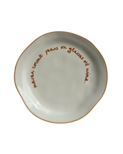 'Never Count Years or Glasses of Wine' Statement Plate