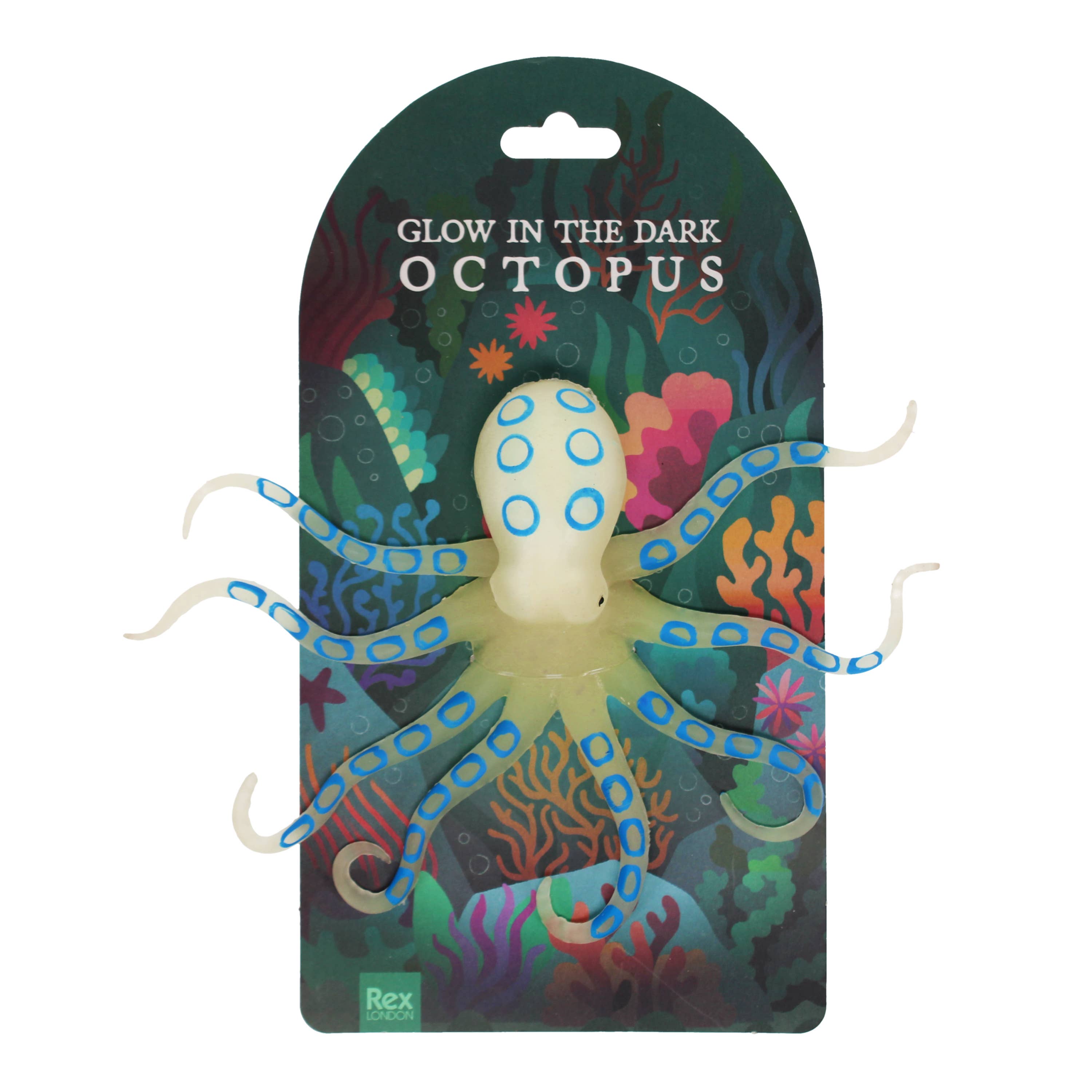 Glow in the dark squishy toy | Octopus