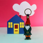 Welcome Gnome Key Fob