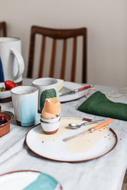 Handmade Contemporary Terracotta Egg Cup